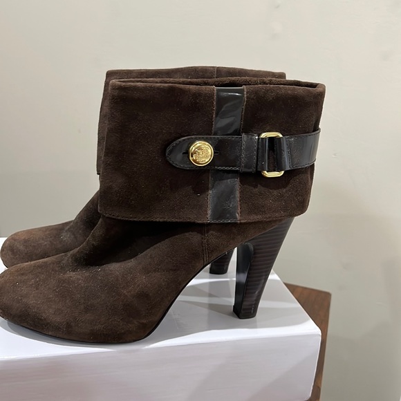 Coach Shoes - Coach Boots Size 11 Brown Suede